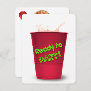 Birthday Pizza Party Invitation