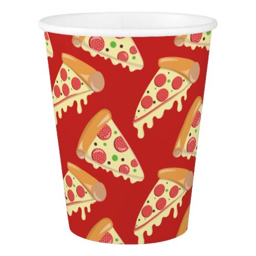 Birthday Pizza Party Paper Cup