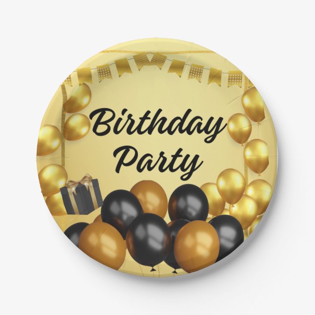 Birthday plates (Front)