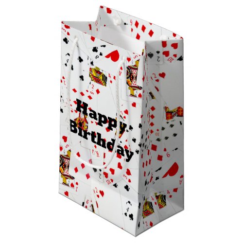 Birthday Playing Cards Collection Small Gift Bag
