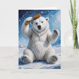 Birthday Polar Bear Humor Card