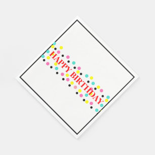 Birthday Polka Dots Napkins