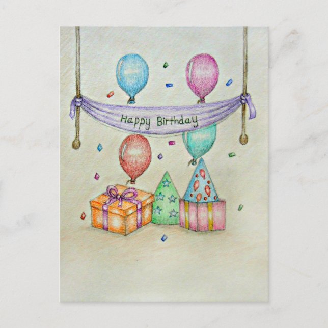 Birthday Postcard (Front)