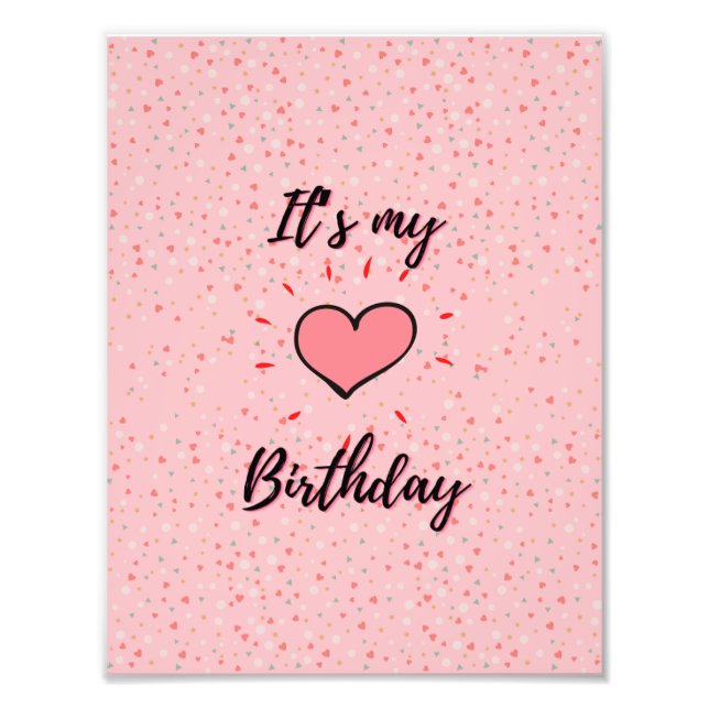 Birthday poster for kids (Front)