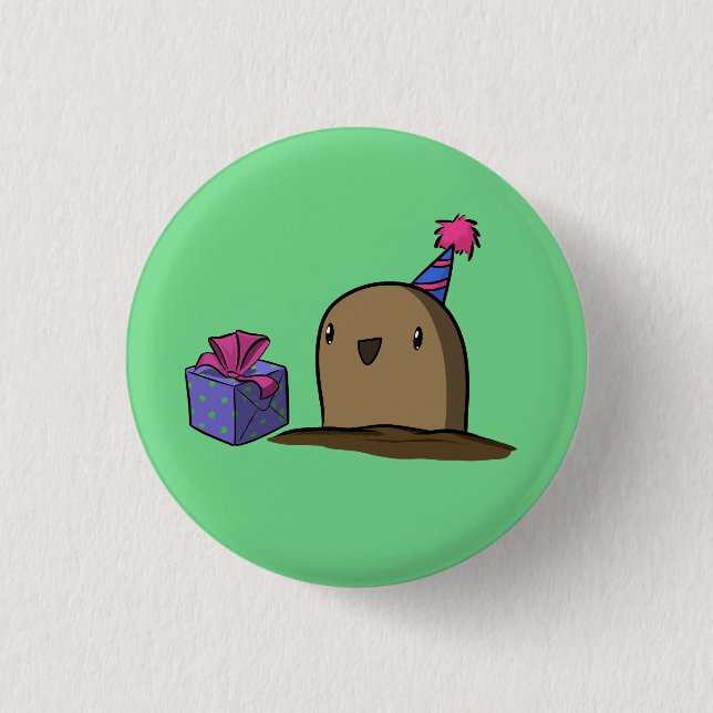 Birthday Potato Button (Front)