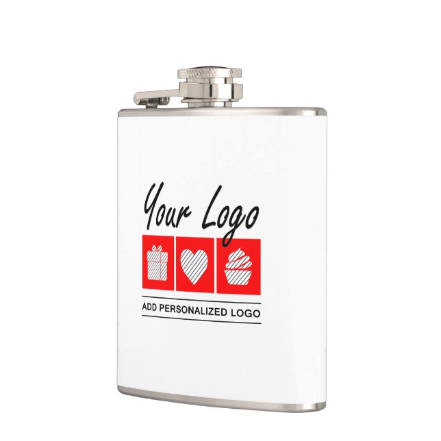 Birthday Present For Him Personalized Gift For Men Flask (Left)