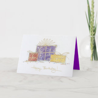 Birthday Presents Birthday Card