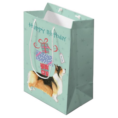 Birthday Presents Pembroke Welsh Corgi Medium Gift Bag