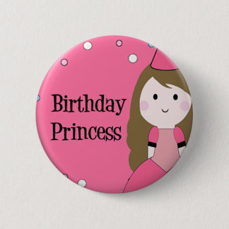 Birthday Princess Button