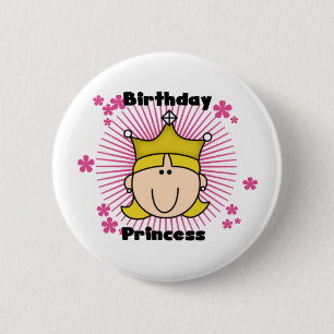 Birthday Princess Button