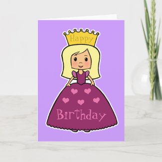 Birthday Princess Card