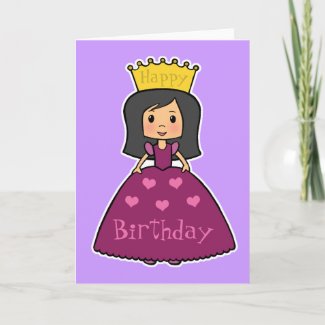 Birthday Princess Card