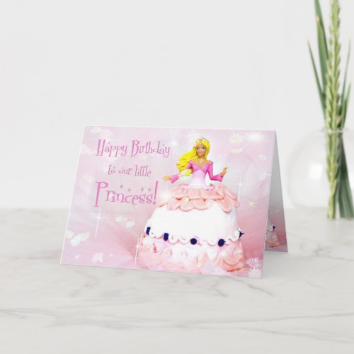 Birthday Princess _ Doll Cake Fantasy Card