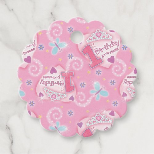 Birthday Princess Favor Tags