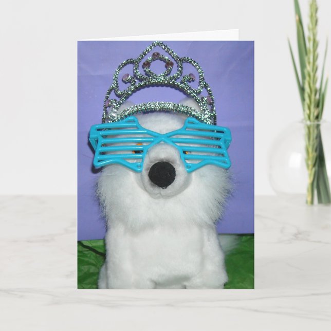 Birthday Princess Humor Card (Front)