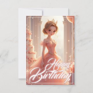 Birthday Princess in a Dreamy Pink Gown