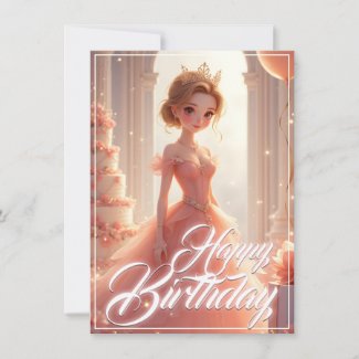 Birthday Princess in a Dreamy Pink Gown