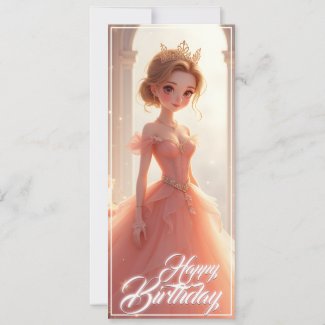 Birthday Princess in a Dreamy Pink Gown