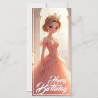 Birthday Princess in a Dreamy Pink Gown
