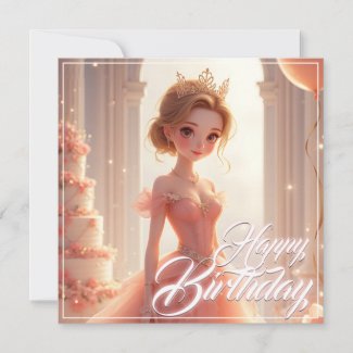 Birthday Princess in a Dreamy Pink Gown
