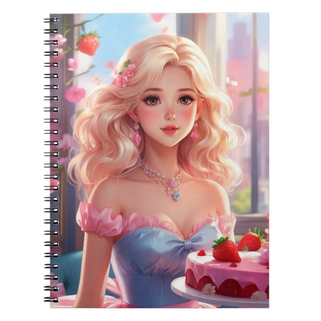 Birthday princess  notebook (Front)