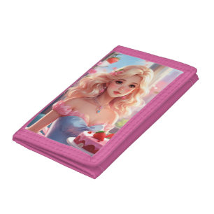 Birthday princess tri-fold wallet