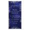 Birthday program blue glitter photo fun facts