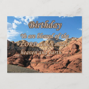 Birthday Psalm 115-15 Postcard