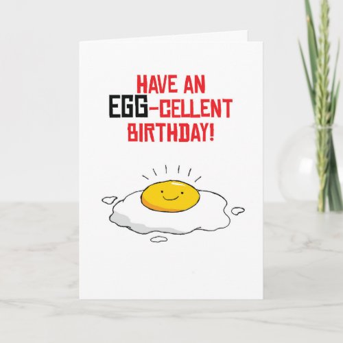 Birthday Puns_Egg Birthday Card