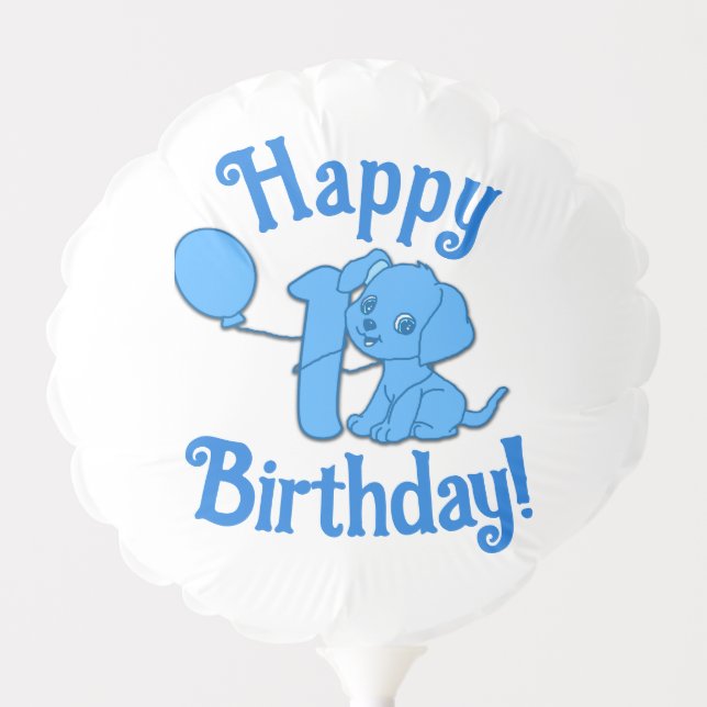 Birthday Pup Balloon (Front)