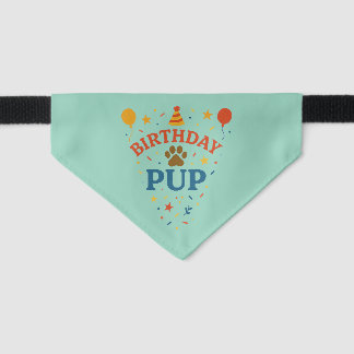 Birthday Pup Pet Bandana Collar