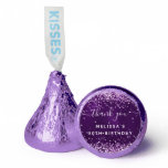 Birthday purple violet glitter dust thank you hershey®'s kisses® Birthday purple violet glitter dust thank you hershey®'s kisses®