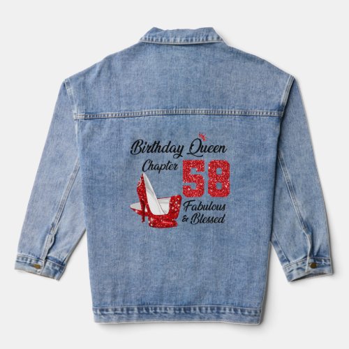 Birthday Queen Chapter 58 Fabulous  Blessed For M Denim Jacket