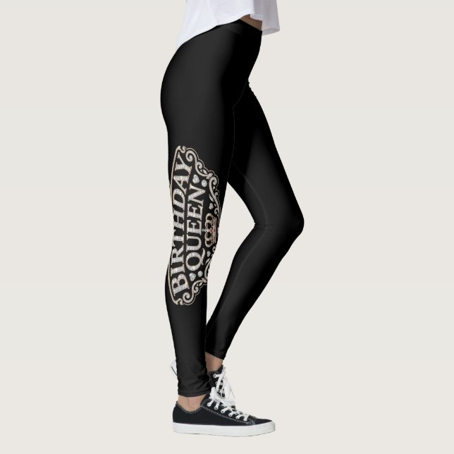 Birthday Queen Couture Leggings (Right)