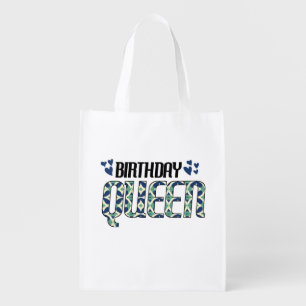 Birthday Queen Grocery Bag
