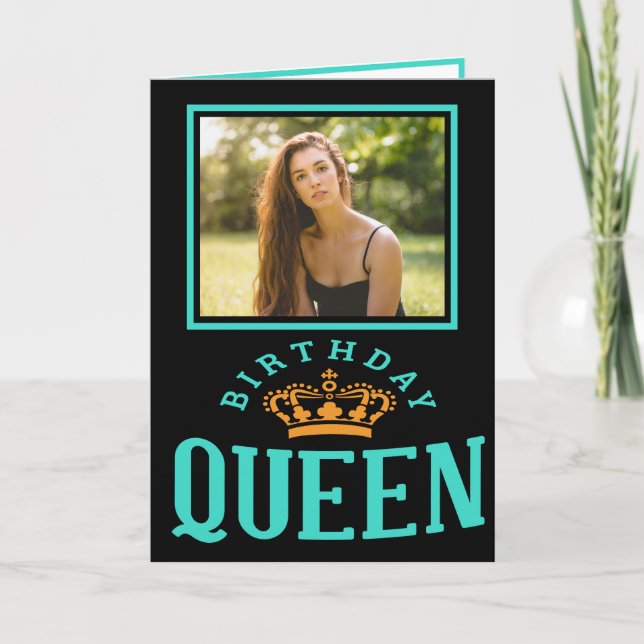 Birthday Queen Happy Birthday  Card (Front)