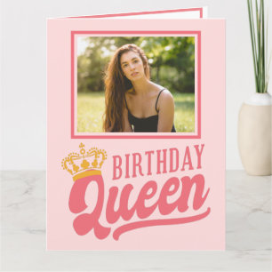 Birthday Queen Happy Birthday Card