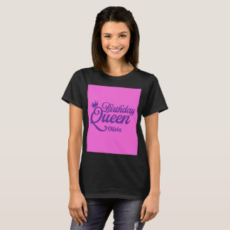 Birthday Queen Personalized T-Shirt