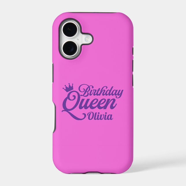 Birthday Queen Phone Case (Back)
