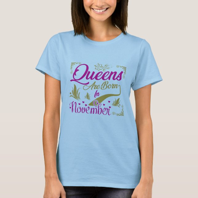 Birthday queens T-Shirt (Front)