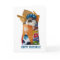 Birthday rabbit greeting card