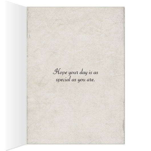 birthday-red winged blackbird on dry grass (Inside (Right))