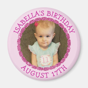Birthday Reminder Personalized Photo Magnet