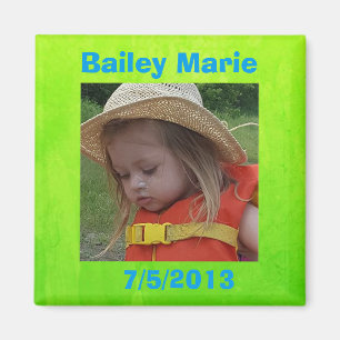 Birthday Reminder Refrigerator Photo Magnets