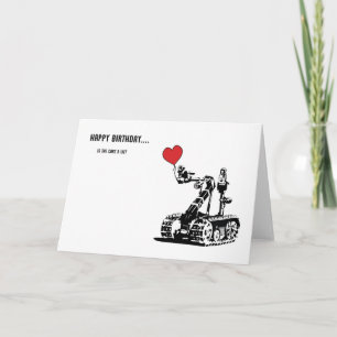 Birthday Robot Card