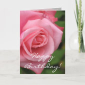 Birthday Rose Card | Zazzle