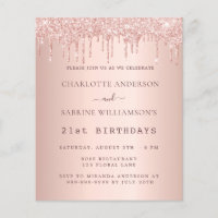 DIY Rose Gold Quinceanera Scroll Invitations | Zazzle