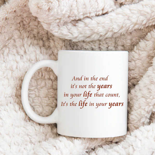 Birthday sayings coffee cups happiness slogan | Zazzle