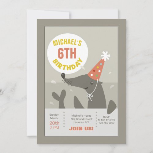 Birthday Seal Invitation