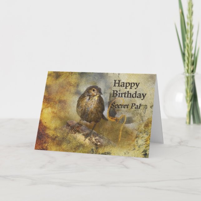 Birthday - Secret Pal - Nature Card (Front)